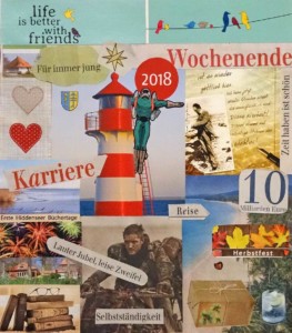 Moodboard für das Autorenjahr