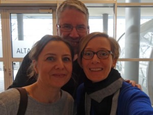 Autorenkollegen auf der Leipziger Autorenrunde